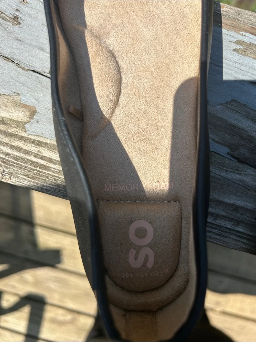 SO Women's Black Bow Ballet Flats